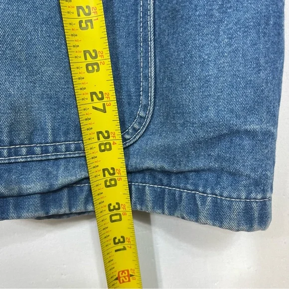 Walls Blue Denim Jacket with Dark Navy Corduroy Collar - Picture 9 of 9